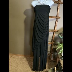 127 Venus black strapless pant jumpsuit really flattering.